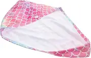WOONEKY Adorable Hair Towels Set Comfortable Fast Drying Microfiber Hair Wraps for Women Boys and Girls