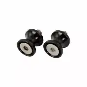 BIKE IT PADDOCK STAND BOBBINS 8MM 1.25 PITCH IN BLACK