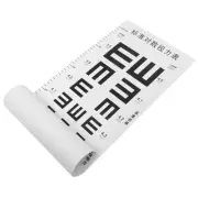 Eye Charts for Exams 20 Feet Snellen Pocket Logarithmic All Ages Child
