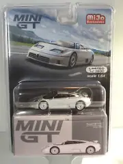 MINI GT #704 - GRIGIO CHIARO - BUGATTI EB110 GT - MIJO USA EXCLUSIVE