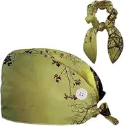 [YTYVAGT] Scrub Caps Women,Scrub Hats Suitable for Women,Eiffel Tower in Paris