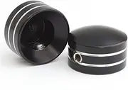 LCCDZ Motorcycle Spark Plug Head Bolt Cap Compatible with Harley Twin Cam Touring Sportster XL883 XL1200 2Pcs Screw Nut Round Protector Cover (Color : Black)