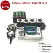 MACH3 USB CNC 5 Axis 100KHz Stepper Motion Control Card Breakout Board+4 Motor
