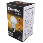 Camelion E27 Light Bulb 9W Edison 2700K 806 Lumen 240V LED Globe Warm White