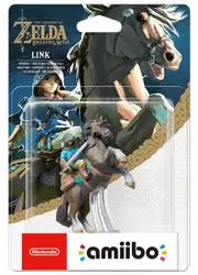 Nintendo Amiibo Figure Zelda Breath Of The Wild Link Rider