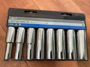 Master Mechanic 119071 6-Point Deep Metric Socket Set, 1/2" Drive, 8-Piece