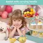 14Pcs Wooden Tea Set for Toddlers Wooden Afternoon Tea Pretend Toy Kids PaBOS