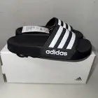 Adidas Adilette Shower Kids' Slides Core Black-Cloud White - Size 12K, G27625