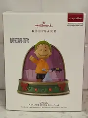Hallmark Ornament LINUS Peanuts A Charlie Brown Christmas Storytellers 2018 NIB