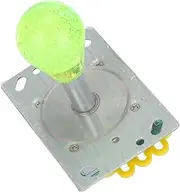 Joystick, LED Colorful Illuminated Joystick 5 Pin Oval Crystal Fully Automatic Joystick for Game for Video Game Arcad