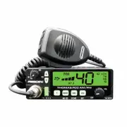 PRESIDENT THOMAS FCC 40 CHANNEL AM FM COMPACT CB RADIO 12/24V