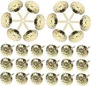 HOMSFOU 300Pcs Vintage Iron Upholstery Tacks for Furniture Decorative Push Pins for Sofa and Upholstery Easy to Use for Crafts and DIY Projects
