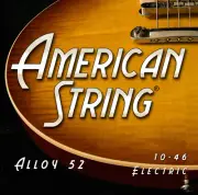 American String Alloy 52 Rock Formula Electric Guitar Strings gauges 10-46