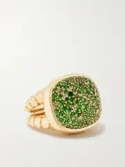 [Marina B] Marina B - Tigella 18-karat Gold, Tsavorite And Diamond Ring - 7 7 Gold