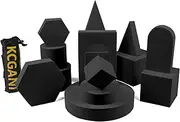 Kcgani 14pcs Photography Background Props, Geometric Cube Photo Props Set, Stereo Hard Foam Photo Decorative Backdrop, Posing Ornaments Display Solution for Lipstick, Jewelry, Perfume, Makeup Tools