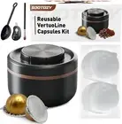 Reusable Vertuo Pods Kit for Nespresso, Reusable Vertuo Capsule for Nespresso