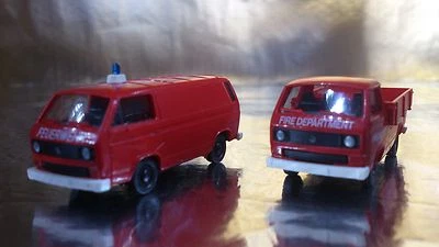 * Roco Minitanks 629 2 vehicle Set US Army Fire Trucks 1:87 HO Scale