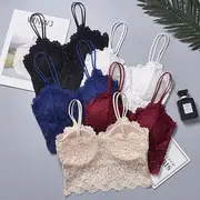 Lace Bralette Sapphire Blue - One Size
