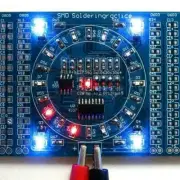 Soldering practice SMD circuit board LED electronics H2V2 SMT Qualit PCB P4D0