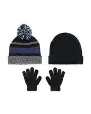 Capelli Boys' 3 Pc. Hats & Gloves Set - Big Kid