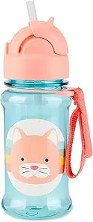 Skip Hop Zoo Tritan Renew Straw Bottle, Cat