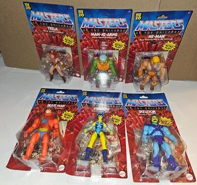MOTU Masters of the Universe Origins All Wave 1 Figures NEW