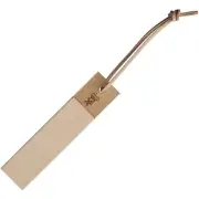 Windmuhlenmesser Small Strop Cowhide Honing Surface With Copper Beech Wood Base