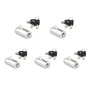 5 KEYED DIFFERENT Vending machine T Handle locks Cylinder Plug Lock Universal