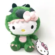 Sanrio Hello Kitty Green Dragon Costume 6 Inch Plush Toy NEW!