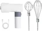 Cordless Hand Mixer Electric Whisk USB Rechargeable Handheld Electric Blender 30