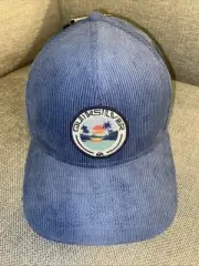 NWT Quicksilver Blue Corduroy SnapBack Hat OSFM