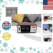 Retro Flip Desk Clock with Large Digital Display - Vintage Charm for Any Room