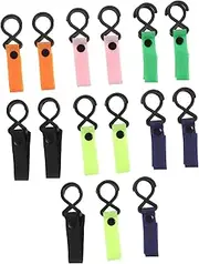 SWOOMEY 15pcs Pram Hooks Multi Functional Stroller Clips for Shopping Bags and Nursery Accessories Random Color Durable Design for Pushchair and Wheelchair Handles Random Color