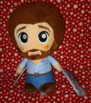 Bob Ross Super Cute Plushie Funko New
