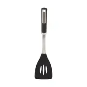 Silicone and Stainless Steel Slotted Turner with Soft Touch Handle
