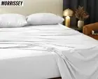 Morrissey Bamboo Luxe Cotton Sheet Set - Snow Size:King