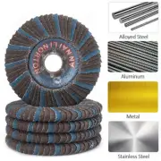 5" 125mm Curved Zirconium Flap Disc Sanding Grinding Wheels Angle Grinder 2-10Pc