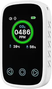 Mini 3 in 1 LCD Digital Carbon Dioxide Detector Air Quality Tester Multifunction CO2 Thermometer Hygrometer NDIR Sensor