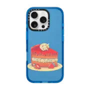 iPhone 16 Pro Impact Case Strawberry Kitten Cat Cake