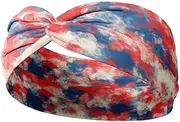 [Lilac Market Headbands] Soft Non-Slip Stretchy Headbands for Women- Buttery & Comfortable, Wide Knot, Workout Hairband, Sweat Absorbent Colors, No Headache Fit, Sports Band, Runner, Nurses Headband, Hair Styling Accessories
