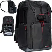 [Deco Gear] Photographers Sling Backpack for Cameras and Accessories with 15" Laptop Compartment