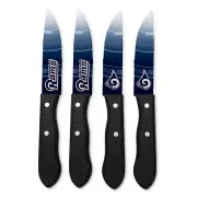 Sports Vault NFL Los Angeles Rams Steak Knives Set of Four Licensed Collection