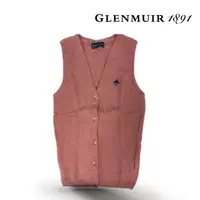 在飛比找momo購物網優惠-【Glenmuir】淡橙開襟背心(針織衫 毛衣 背心 線衫)