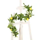 Artificial Lemon Hanging Plant Fake Vine Ivy Leaf Garland Party Wedding Decor