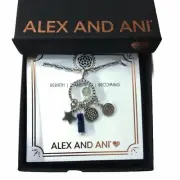 Alex and Ani Women's New Beginnings Cluster 30 in. Adjustable Necklace,...