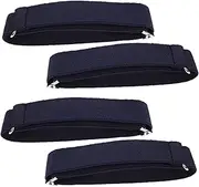 [SAFIGLE] Flexible Compression Sleeve for Women Men 4pcs Anti-slip Arm Bands Shirt Sleeve Holders Elastic Garters