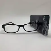 E330 Foster Grant Brandon +1.00 BLK READING GLASSES READERS