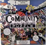 1998 The Community Puzzle Create A One-Of-A-Kind Work Of Art The Toycrafter