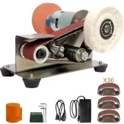 Mini Belt Sander, Electric Spindle Sander, 15° belt sander for knife making