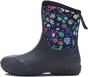 [PIURUF] Rain Boots Large Size rain Shoes Women's Lightweight Waterproof Rubber Shoes Spring and Summer Fashion Korean Water Boots Casual Flower Rain Boots Womens (Color : 8, Size : Multi)